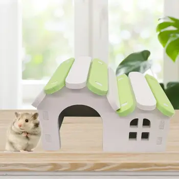 Безопасный Домик для игр с маленькими животными, мини-Домик для мелких домашних животных, Вентилируемый дизайн, Принадлежности для мелких животных