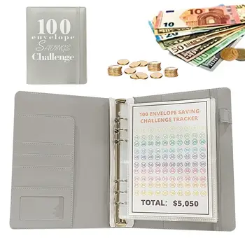 Блокнот для планирования бюджета на 100 долларов с конвертами для наличных, Бюджетный Блокнот С конвертами для наличных, Бюджетный Блокнот