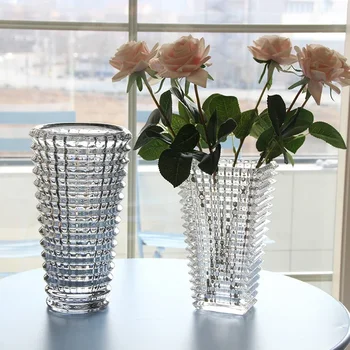 Ваза NordicGlass Прозрачная и креативная цветочная композиция для гостиной Роза Лилия Гвоздика Сухоцветы и цветочный горшок