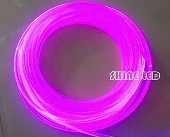 Внутренний диаметр 14.0 мм Волоконно-оптического кабеля PMMA Бокового свечения для украшения контуров Плавательного бассейна
