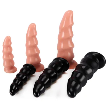 Волна Задних анальных пробок Пара эротических мастурбационных игрушек для анального секса для мужчин Женская одежда Фаллоимитатор с защитой от зачистки в виде хризантемы