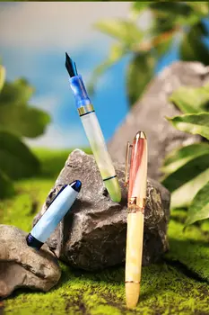 Высококачественная Акриловая Перьевая ручка с поршнем Nahvalur Horizon Серии Macarone