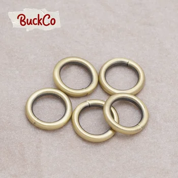 Высококачественное уплотнительное кольцо из бронзы металлического цвета без сварки подходит для 15-миллиметрового поводка для собак, сумки для ремней, аксессуара для ошейника для собак OR15C