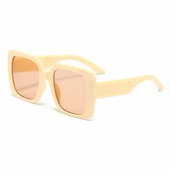 Высококачественный дизайн, Солнцезащитные очки в широкой оправе для мужчин и женщин, Классический тренд, Уличные солнцезащитные очки в стиле хип-хоп, Модные мужские Женские очки