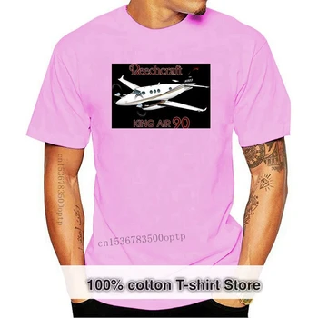 Горячая распродажа 2019, модная футболка с самолетом Beechcraft King Air 90, футболка