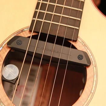 ДВОЙНОЙ Звукосниматель X1-Pro Для акустической гитары, предусилитель, профессиональный предусилитель, Звукосниматель Soundhole для звукового отверстия 96-104 мм