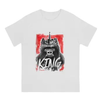 Да здравствует король Нью-Йорка, мужская футболка KingKong, новинка, хлопковые футболки с круглым вырезом, футболки с коротким рукавом, одежда с принтом