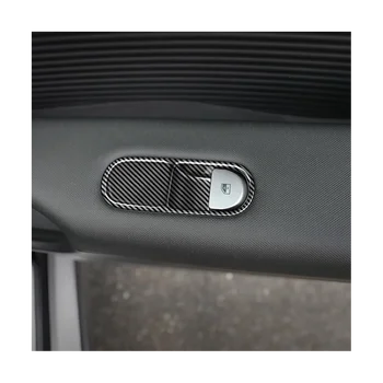 Декоративная крышка для кнопок переключателя подъема оконного стекла заднего ряда из углеродного волокна для Hyundai IONIQ 6 2022-2023 Низкой версии