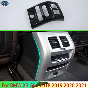 Для BMW X3 G01 2018 2019 2020 2021 Автомобильные Аксессуары ABS Хромированный Пластик С Покрытием Коробка Подлокотника Рамка Заднего Воздухоотвода Накладка