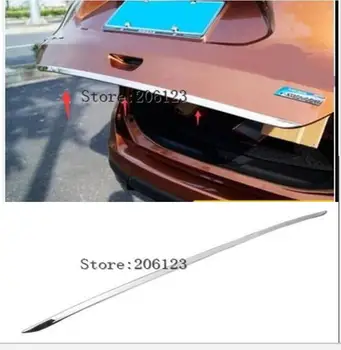 Для Nissan X-trail xtrail T32/Rogue 2014 2015 2016 Стики для укладки из нержавеющей стали Задняя дверь Рамка крышки багажника накладка лампы 1шт