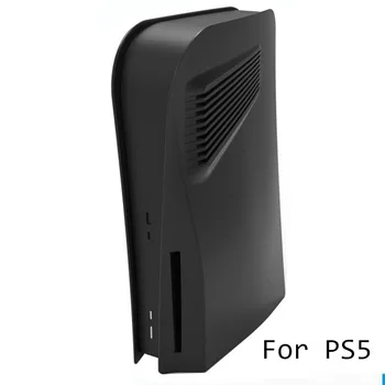 Для PS5 Game Host Лицевая Панель UHD CD-ROM Shell Cover Skin С Открытым Отверстием Для Отвода Тепла Сменная Пластина Консоли Защитная Оболочка