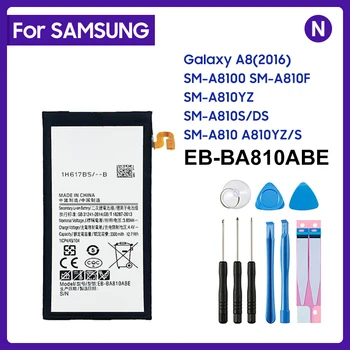 Для Samsung EB-BA810ABE 3300 мАч Аккумулятор для Samsung Galaxy A8 (2016) SM-A8100 SM-A810F SM-A810YZ SM-A810S/DS Аккумуляторы + Инструменты