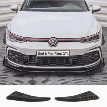 Для Volkswagen Golf 8 Pro GTI Rline отделка лезвия переднего бампера Обвес передняя кромка