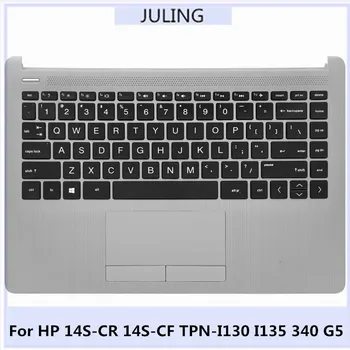 Для ноутбука HP 14S-CR 14S-CF TPN-I130 I135 340 G5 Верхняя крышка подставки для рук с клавиатурой США