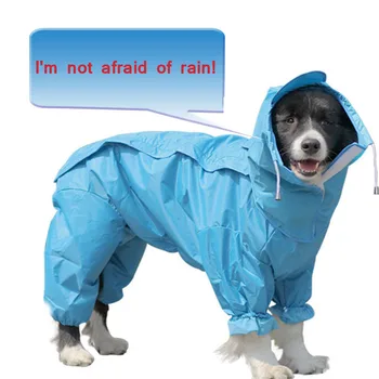 Дождевик для собак, Непромокаемый комбинезон для больших Средних маленьких собак, Золотистый Ретривер, уличная одежда для домашних животных, пальто