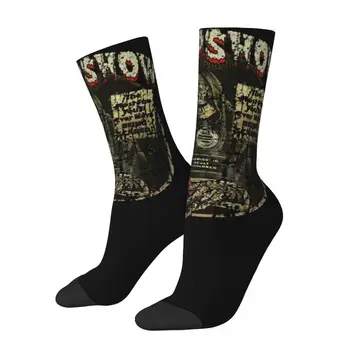Женские Носки Creepshow 1982 Cute Fashion Halloween Horror Skeleton Socks Crazy Merch Middle TubeSocks Маленькие Подарки