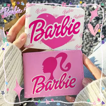 Защитный чехол для водительских прав Barbie, портативный чехол для карточек Kawaii, водонепроницаемый Модный Стильный Подарок для девочек, Прекрасный Милый