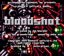 Игровая карта Bloodshot 16bit MD Для Sega Mega Drive Для системы Genesis