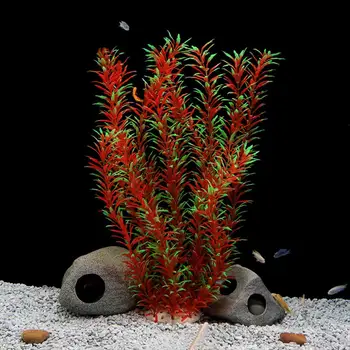 Имитация водных растений Реалистичная неувядающая искусственная водная трава для украшения аквариума Имитация растительного орнамента для рыб
