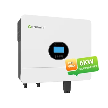 Инвертор 5 кВт постоянного тока в переменный от сети Growatt SPF 6000es с чистой синусоидальной волной и RS485 WiFi