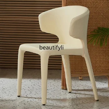 Итальянский обеденный стул, Простое домашнее Современное минималистичное кресло, Легкий Роскошный Креативный подлокотник, Обеденный стол, мебель для стульев