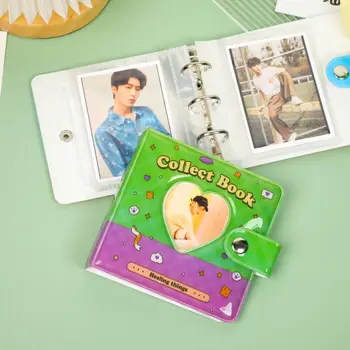 Кавайный корейский выдолбленный альбом hotos, Канцелярские принадлежности, держатель для студенческих фотокарточек, карточки аниме, карточки для кумиров, карточки для книг, Коллекционная книга