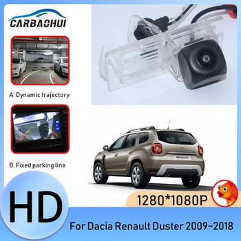 Камера заднего вида ночного видения Камера заднего вида Автомобильная резервная камера HD CCD автомобиль для Dacia Renault Duster 2009 ~ 2016 2017 2018