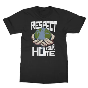 Классическая футболка для взрослых Climate change 2