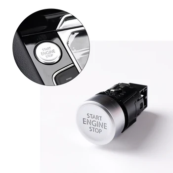 Кнопочный выключатель зажигания двигателя автомобиля без ключа Go Start Stop для Volkswagen Polo 21-23