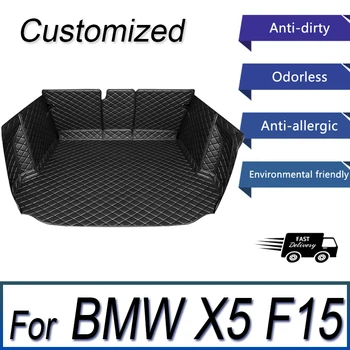Кожаный коврик в багажник автомобиля для BMW X5 F15 F85 2014-2018 5-местный грузовой лайнер Аксессуары для салона автомобиля