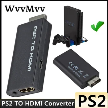 Конвертер, совместимый с Full HD PS2 в HDMI, преобразование видео 1080P, адаптер интерфейса передачи, игровая консоль в HD ТВ-проектор