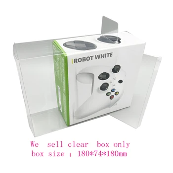Коробка с прозрачным ПЭТ-чехлом для игрового контроллера XBOX серии X XSX коробка для хранения игрового красочного дисплея для хранения