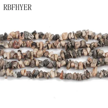 Крапчатый камень RBFHYER, Бусины из натурального Нерегулярного Гравия 4-10 мм, Ювелирные изделия 