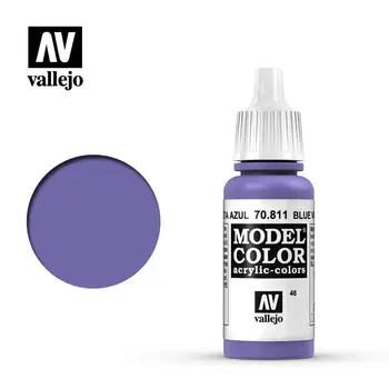 Краска Vallejo Акриловая Модельная Раскраска AV 70811 046 Темно-Фиолетовый Фиолетовый Синий Фиолетовый Экологически Чистый На Водной основе 17 мл