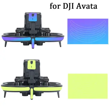 Красочные светящиеся наклейки для DJI Avata, флуоресцентные наклейки для ночного полета, аксессуары для дронов с подсветкой, 1 комплект ПВХ-наклеек