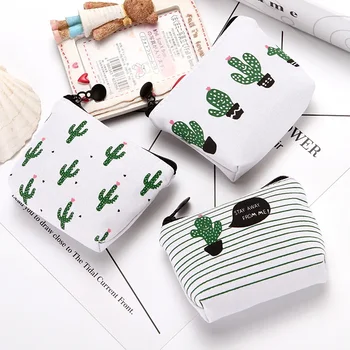 Креативный треугольный кошелек с монетами в виде кактуса, маленькая сумка для монет из свежих растений, сумка для ключей, ручная сумка, портативная и компактная