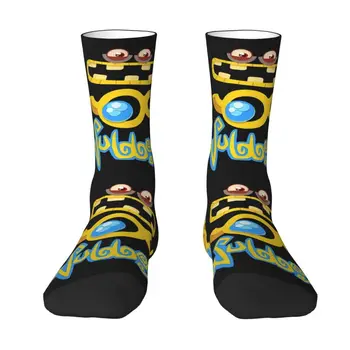 Крутые Мужские Редкие Носки Wubbox My Singing Monsters Dress Socks Унисекс С Дышащими Теплыми 3D Принтами Crew Socks