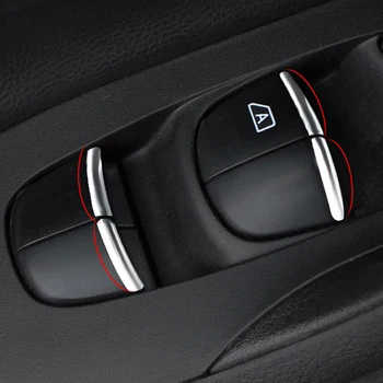 Крышка кнопки включения-выключения, кнопка ABS с серебристой отделкой для Nissan, высококачественная кнопка переключения стеклоподъемника автомобиля
