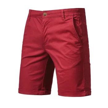 Летние Новые спортивные шорты Y2K из 100% хлопка, мужские повседневные Деловые шорты-карго с эластичной резинкой на талии, пляжные шорты-бермуды для мужчин, Hommes