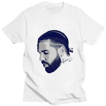 Летние топы, винтажная футболка с принтом рэпера Drizzy Drake, унисекс, Повседневные футболки оверсайз с коротким рукавом, хип-хоп графическая уличная одежда