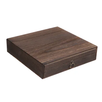 Мини-ящики для хранения Ящик стола из массива дерева Деревянный Органайзер для рабочего стола Настольный офис