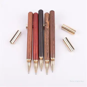 Модная шариковая ручка M17F Гелевая ручка Fine Point Wood Metal для гладкой записи Shell 0