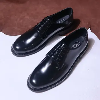Мужская модельная обувь для делового человека, обувь в стиле дерби, Кожаная мужская обувь ручной работы, кроссовки хорошего качества, обувь для мужчин