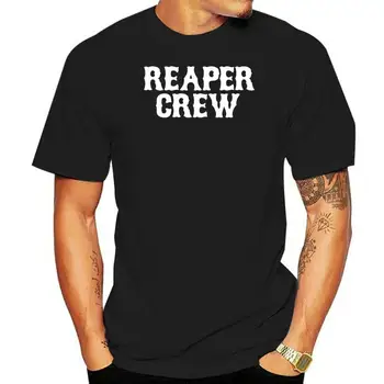 Мужская футболка с принтом, летние мотоциклетные фанаты, команда Skull Reaper, большая и высокая мужская футболка 3XL
