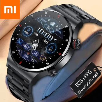 Мужские и женские смарт-часы Xiaomi с настраиваемым циферблатом, спортивные водонепроницаемые смарт-часы с Bluetooth-вызовом, ЭКГ + PPG для Android Samsung Huawei