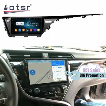 Мультимедийный стерео плеер Carplay 128G Android 10 для Toyota Camry 2018 2019, GPS-навигация, экран автомагнитолы, головное устройство