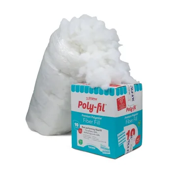 Наполнитель из полиэфирного волокна премиум-класса Poly-Fil® от Fairfield, коробка весом 10 фунтов