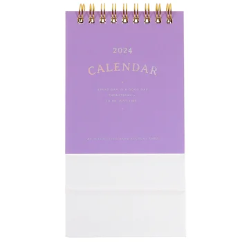 Настольный календарь, маленькие настольные календари с откидной крышкой, Портативное ежедневное планирование, ежемесячный календарь для украшения домашнего офиса