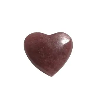 Натуральный камень Клубничное Хрустальное Сердце, Любовь, Мощная Энергия Чакры, Кристаллы Викки и Целебные Камни