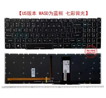 Новая клавиатура для Acer Nitro 5 AN515-43 AN515-54 AN515-55 AN517-51 AN517-52 N18C3 N18C4 N18I2 N18I3 с подсветкой США (синяя клавиша WSAD)